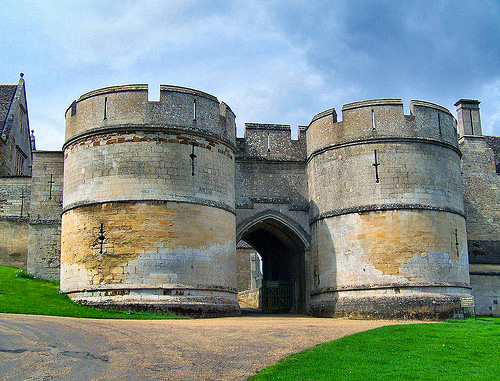 Outside Castle Turrets 